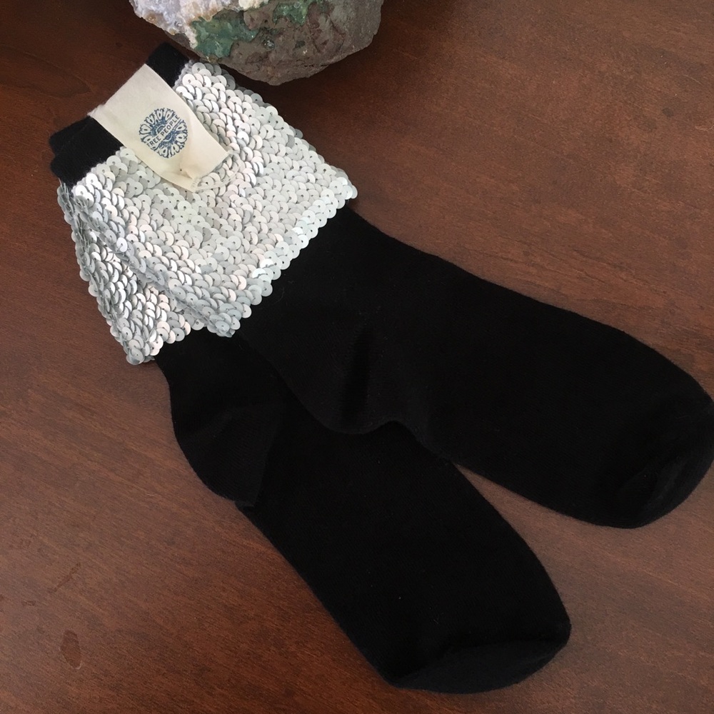 NWT free people sequin socks - New Years ✨